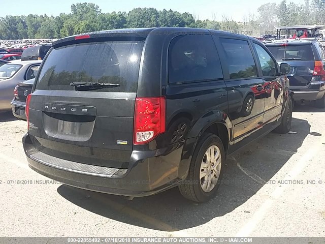 2C4RDGBG4GR356823 - 2016 DODGE GRAND CARAVAN SE BROWN photo 4