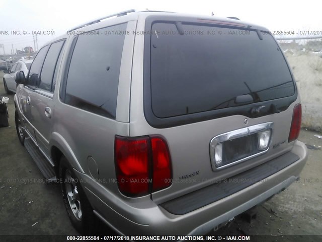 5LMEU27RX1LJ19452 - 2001 LINCOLN NAVIGATOR Champagner Foto 3