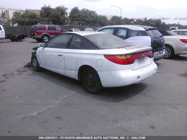 1G8ZY14742Z209425 - 2002 SATURN SC2 WHITE photo 3