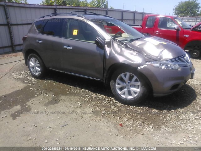 JN8AZ1MU1DW200857 - 2013 NISSAN MURANO S/SL/LE TAN photo 1