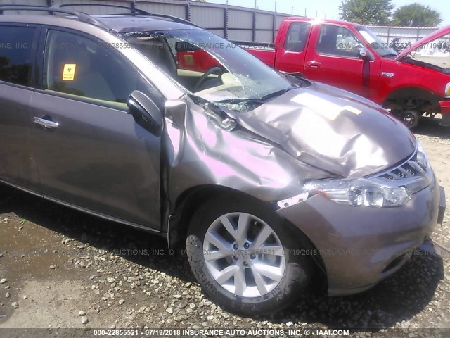 JN8AZ1MU1DW200857 - 2013 NISSAN MURANO S/SL/LE TAN photo 6