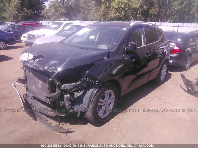 KM8JU3AC6BU157011 - 2011 HYUNDAI TUCSON GLS/LIMITED 黑色 照片 2