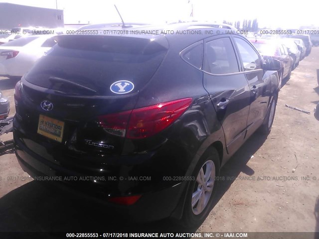 KM8JU3AC6BU157011 - 2011 HYUNDAI TUCSON GLS/LIMITED 黑色 照片 4