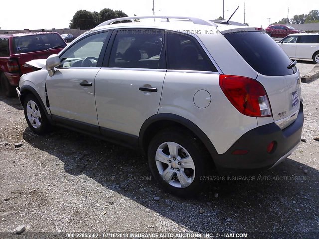 3GNAL2EK8DS642117 - 2013 CHEVROLET CAPTIVA LS 金色 照片 3