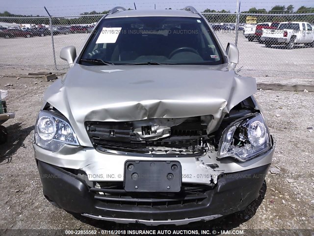 3GNAL2EK8DS642117 - 2013 CHEVROLET CAPTIVA LS 金色 照片 6