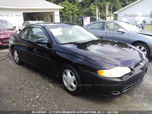 2G1WX15KX29129600 - 2002 CHEVROLET MONTE CARLO SS შავი ფოტო 1