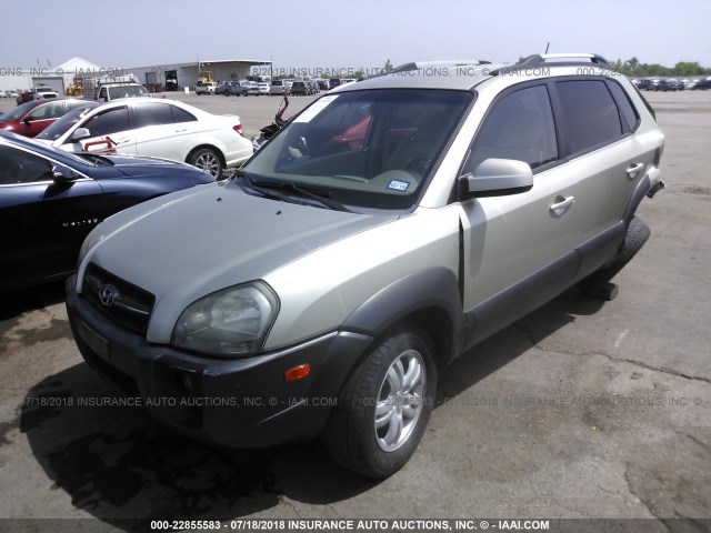 KM8JN12D68U891424 - 2008 HYUNDAI TUCSON SE/LIMITED GOLD photo 2