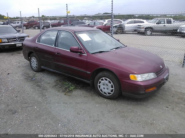 1HGCD5534RA165172 - 1994 HONDA ACCORD LX/EX RED photo 1