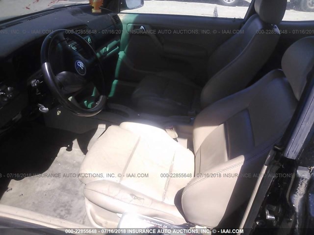 3VWDC21V72M808356 - 2002 VOLKSWAGEN CABRIO GLX BLACK photo 5