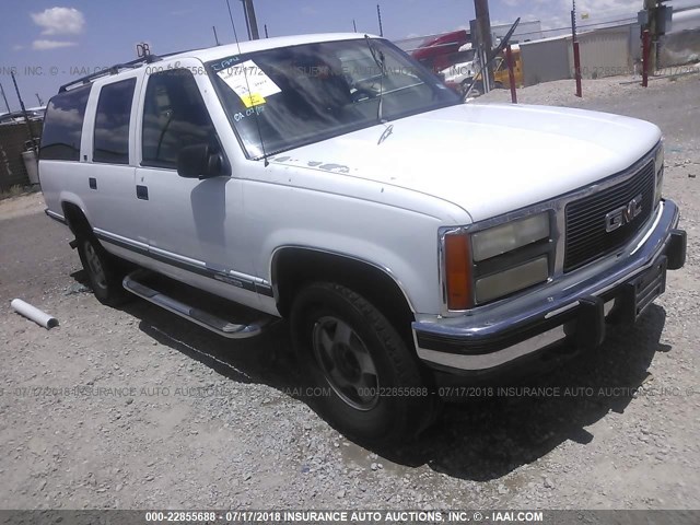 1GKFK16K8PJ741296 - 1993 GMC SUBURBAN K1500 WHITE photo 1