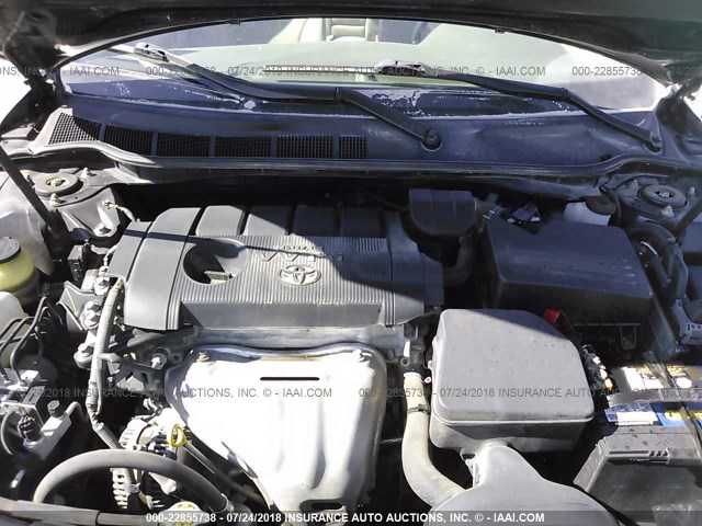 4T4BF3EK1BR187796 - 2011 TOYOTA CAMRY SE/LE/XLE შავი ფოტო 10