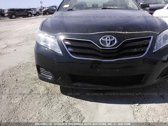 4T4BF3EK1BR187796 - 2011 TOYOTA CAMRY SE/LE/XLE BLACK photo 6