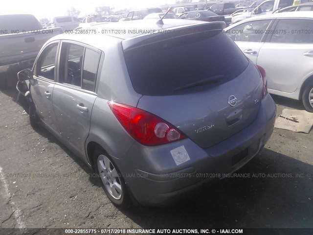 3N1BC13E97L410258 - 2007 NISSAN VERSA S/SL BLUE photo 3