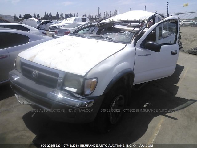 4TASN92N8XZ566805 - 1999 TOYOTA TACOMA XTRACAB PRERUNNER WHITE photo 2