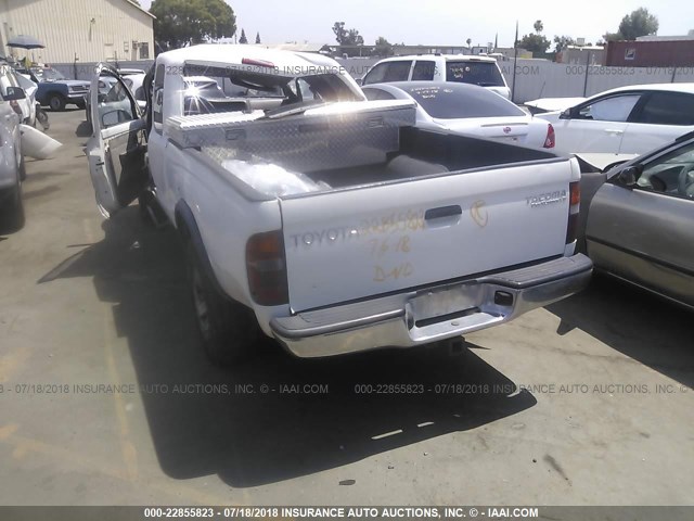 4TASN92N8XZ566805 - 1999 TOYOTA TACOMA XTRACAB PRERUNNER თეთრი ფოტო 3