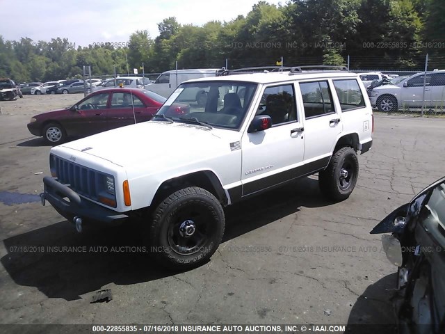 1J4FF68S5XL544918 - 1999 JEEP CHEROKEE SPORT/CLASSIC თეთრი ფოტო 2