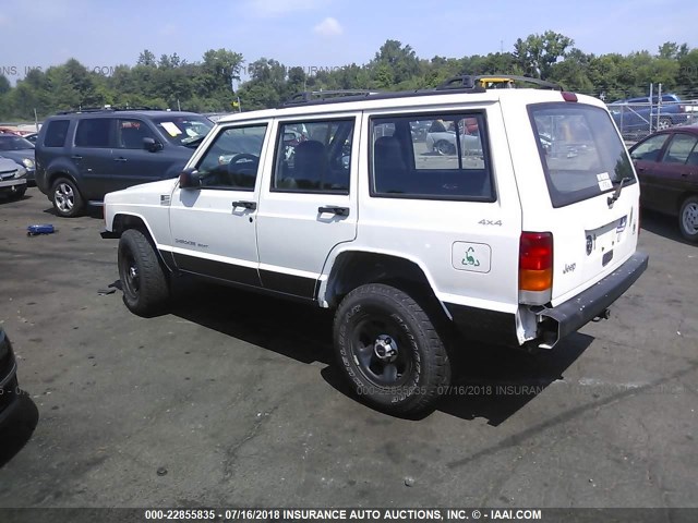 1J4FF68S5XL544918 - 1999 JEEP CHEROKEE SPORT/CLASSIC თეთრი ფოტო 3