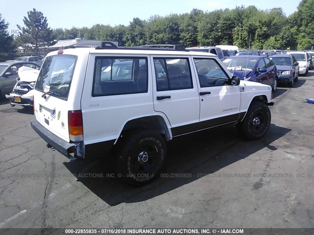 1J4FF68S5XL544918 - 1999 JEEP CHEROKEE SPORT/CLASSIC თეთრი ფოტო 4
