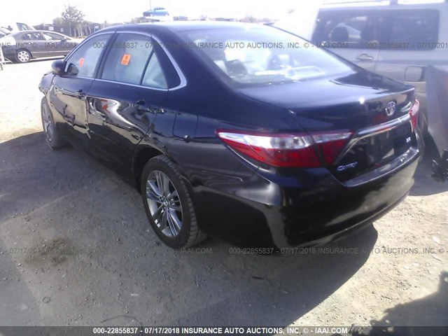 4T1BF1FK0FU959692 - 2015 TOYOTA CAMRY LE/XLE/SE/XSE BLUE photo 3