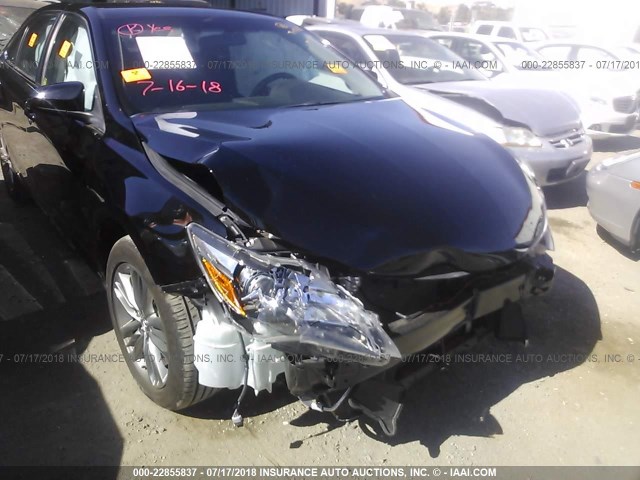 4T1BF1FK0FU959692 - 2015 TOYOTA CAMRY LE/XLE/SE/XSE BLUE photo 6