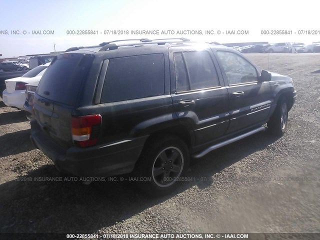 1J4GW48S54C193531 - 2004 JEEP GRAND CHEROKEE LAREDO/COLUMBIA/FREEDOM 黑色 照片 4