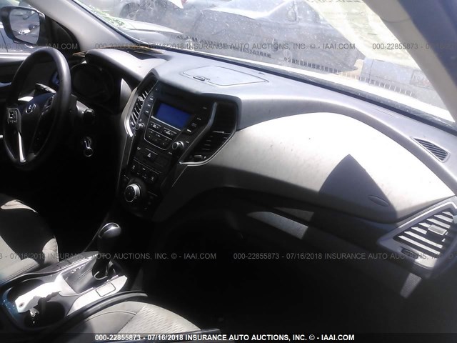 5XYZTDLBXDG123534 - 2013 HYUNDAI SANTA FE SPORT  SILVER photo 5