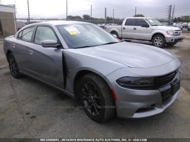 2C3CDXJG3JH135951 - 2018 DODGE CHARGER GT GRAY photo 1