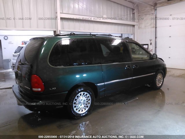 1C4GP64LXWB527266 - 1998 CHRYSLER TOWN & COUNTRY LXI GREEN photo 4