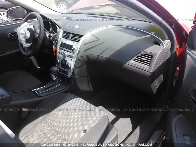 1G1ZC5E06CF305405 - 2012 CHEVROLET MALIBU 1LT წითელი ფოტო 5