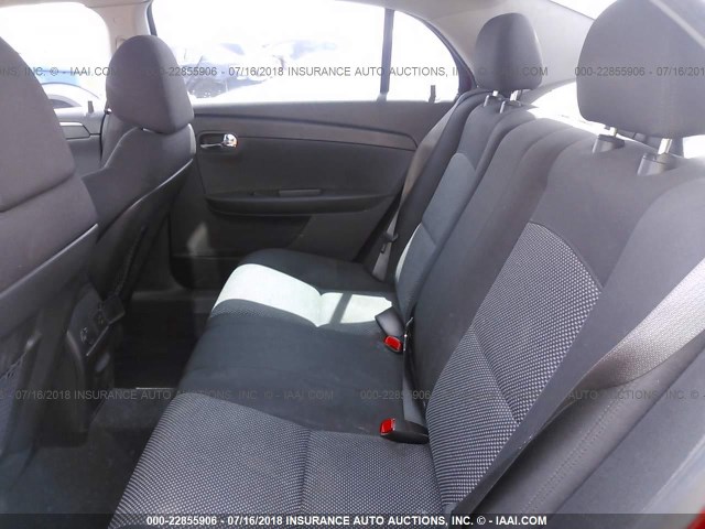 1G1ZC5E06CF305405 - 2012 CHEVROLET MALIBU 1LT წითელი ფოტო 8