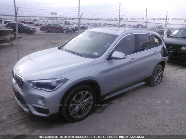 WBXHT3C3XH5F84817 - 2017 BMW X1 XDRIVE28I 灰色 照片 2