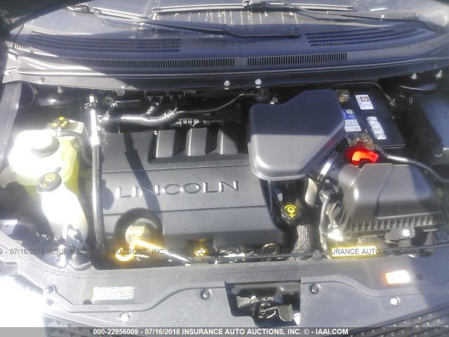 2LMDU88C08BJ09989 - 2008 LINCOLN MKX BLACK photo 10