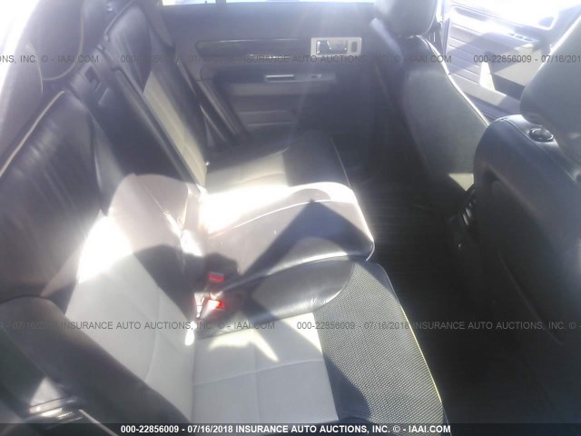 2LMDU88C08BJ09989 - 2008 LINCOLN MKX BLACK photo 8
