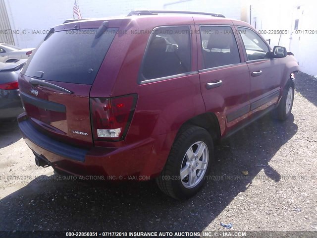 1J4GR48K75C541709 - 2005 JEEP GRAND CHEROKEE LAREDO/COLUMBIA/FREEDOM 红色 照片 4