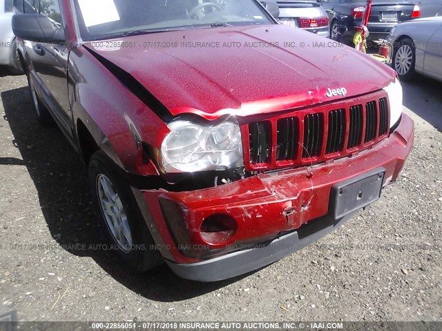 1J4GR48K75C541709 - 2005 JEEP GRAND CHEROKEE LAREDO/COLUMBIA/FREEDOM 红色 照片 6
