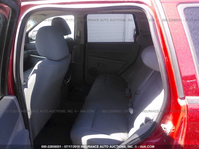 1J4GR48K75C541709 - 2005 JEEP GRAND CHEROKEE LAREDO/COLUMBIA/FREEDOM 红色 照片 8