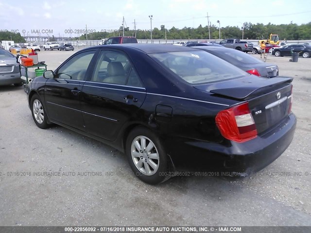 4T1BE30K63U231457 - 2003 TOYOTA CAMRY LE/XLE/SE Qara foto 3