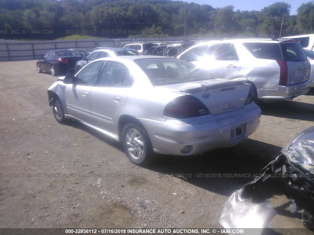 1G2NF52E24C235647 - 2004 PONTIAC GRAND AM SE1 SILVER photo 3