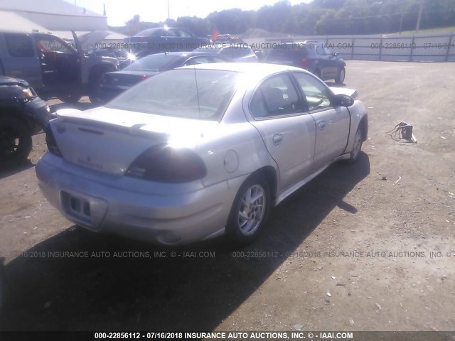 1G2NF52E24C235647 - 2004 PONTIAC GRAND AM SE1 SILVER photo 4