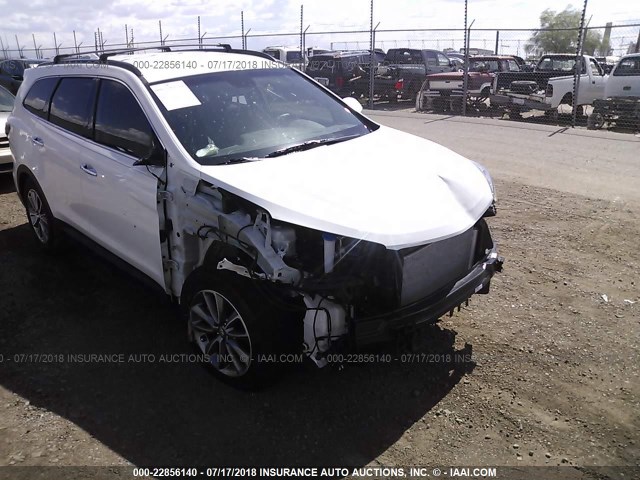 KM8SM4HF1JU269465 - 2018 HYUNDAI SANTA FE SE WHITE photo 6