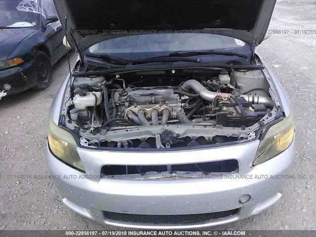 JTKDE177160088487 - 2006 TOYOTA SCION TC 银色 照片 10