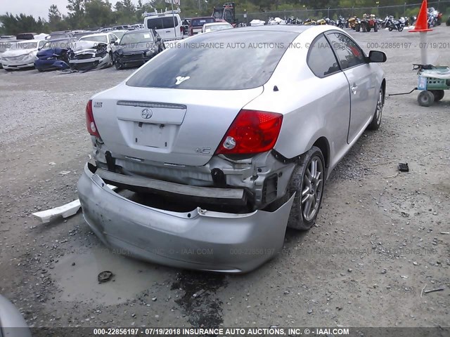 JTKDE177160088487 - 2006 TOYOTA SCION TC 银色 照片 4
