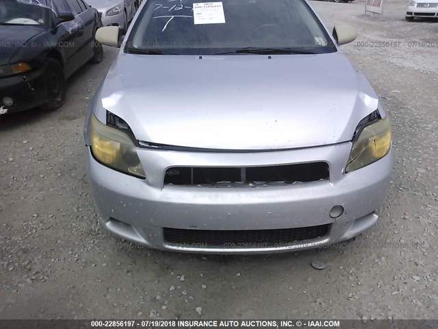 JTKDE177160088487 - 2006 TOYOTA SCION TC 银色 照片 6