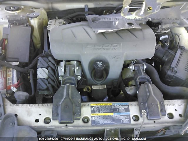 2G4WC582881211592 - 2008 BUICK LACROSSE CX GOLD photo 10