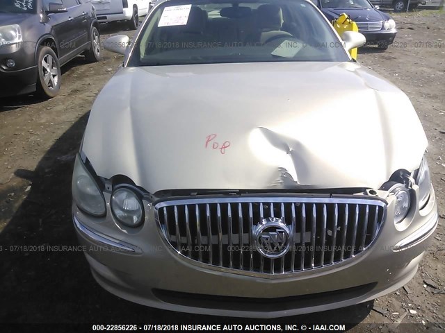 2G4WC582881211592 - 2008 BUICK LACROSSE CX GOLD photo 6