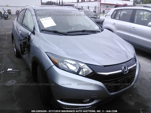 3CZRU5H74HM701038 - 2017 HONDA HR-V EXL SILVER photo 1