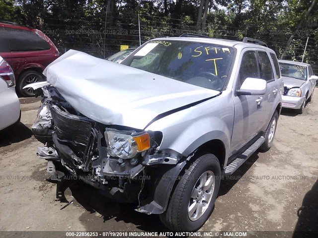 1FMCU04779KB29889 - 2009 FORD ESCAPE LIMITED SILVER photo 2