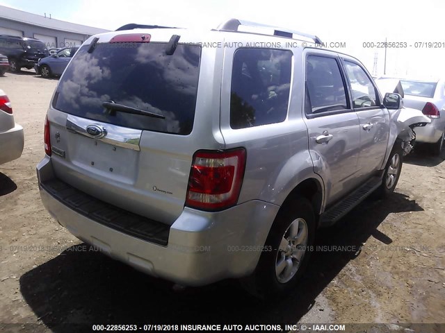 1FMCU04779KB29889 - 2009 FORD ESCAPE LIMITED SILVER photo 4