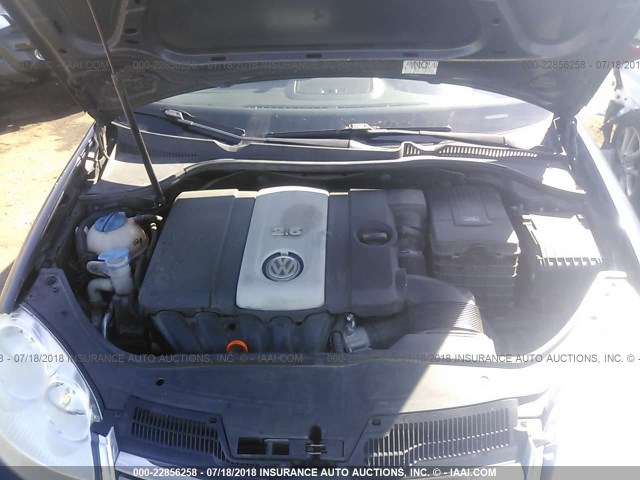 3VWJZ71K09M068034 - 2009 VOLKSWAGEN JETTA S BLUE photo 10