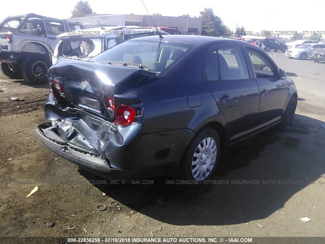 3VWJZ71K09M068034 - 2009 VOLKSWAGEN JETTA S BLUE photo 4